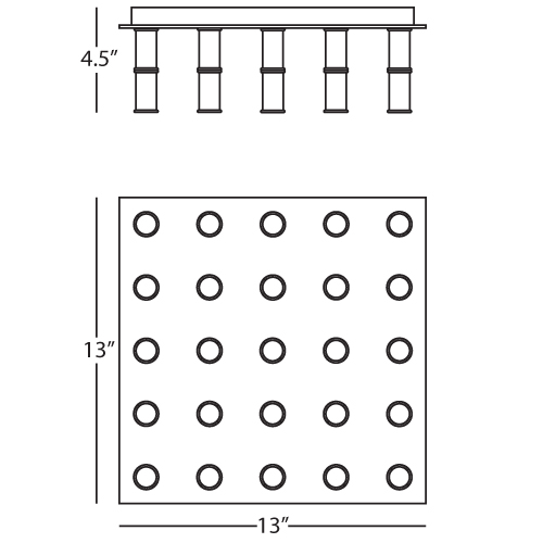 meurice flush mount