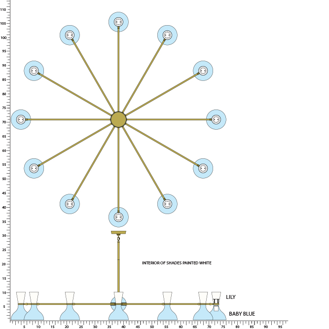 Clare Chandelier Style #BB12LY