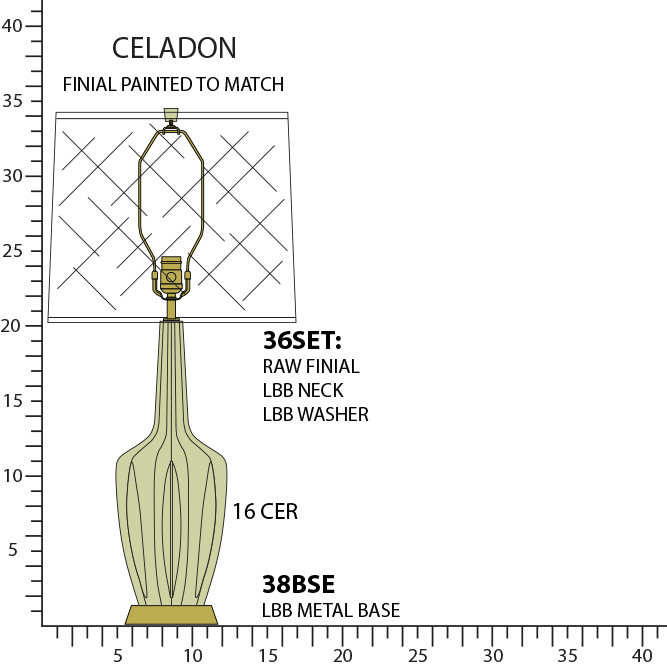 Robert Abbey EMMA TABLE LAMP Style #CL38