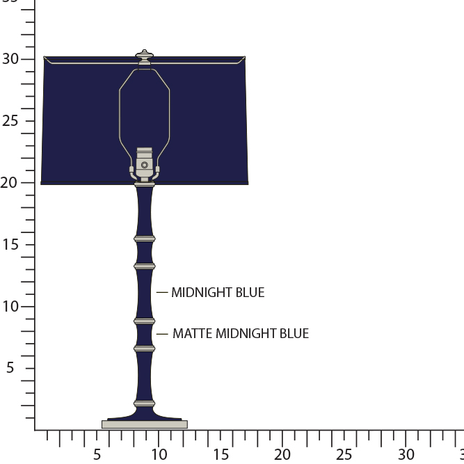 Robert Abbey KANE TABLE LAMP Style #MB72MMBX