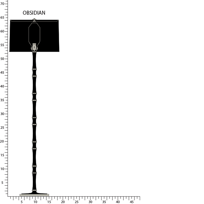 Robert Abbey KANE FLOOR LAMP Style #OS74X