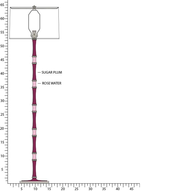 Robert Abbey KANE FLOOR LAMP Style #SM74RW